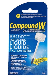 Wart Remover Extra Strength Fast Acting Liquid Salicylic Acid 10 ml