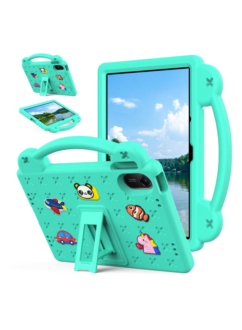 عام غطاء أطفال مضاد للصدمات لجهاز Redmi Pad 2 (2025) - تصميم متين من مادة EVA مع حامل مدمج