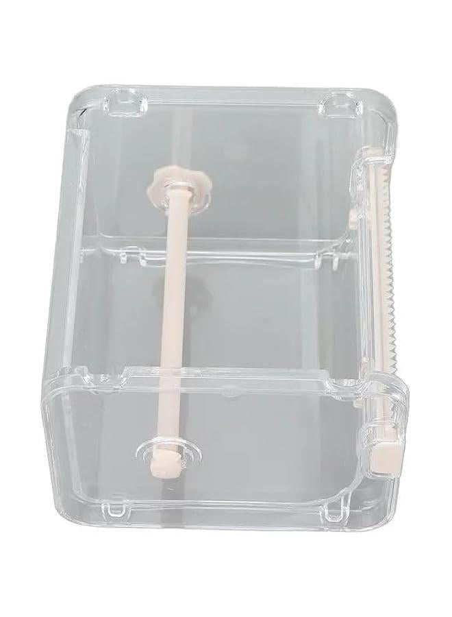 Generic Transparent Visible Packaging Tape Dispenser Cutter Roll Tape Holder Organizer Desktop Office Tape Holder DIY Sticker Roll Tape Cutter Holder Storage Tape, Adhesives and Fasteners, Tape Dispensers - Image 2
