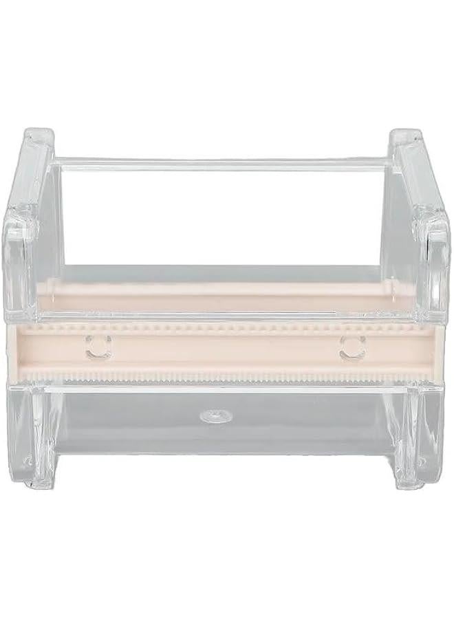 Generic Transparent Visible Packaging Tape Dispenser Cutter Roll Tape Holder Organizer Desktop Office Tape Holder DIY Sticker Roll Tape Cutter Holder Storage Tape, Adhesives and Fasteners, Tape Dispensers - Image 5
