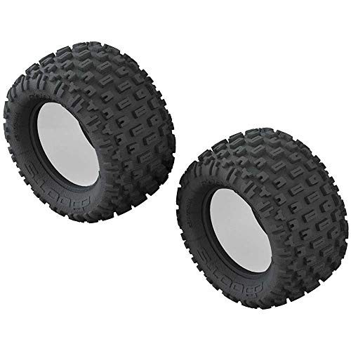 ARRMA شاحنة الوحش ARRMA 1/10 dBoots Fortress مع إطارات وأجزاء 2.8 أمامية/خلفية (2)، ARAC9432، سوداء - Image 3