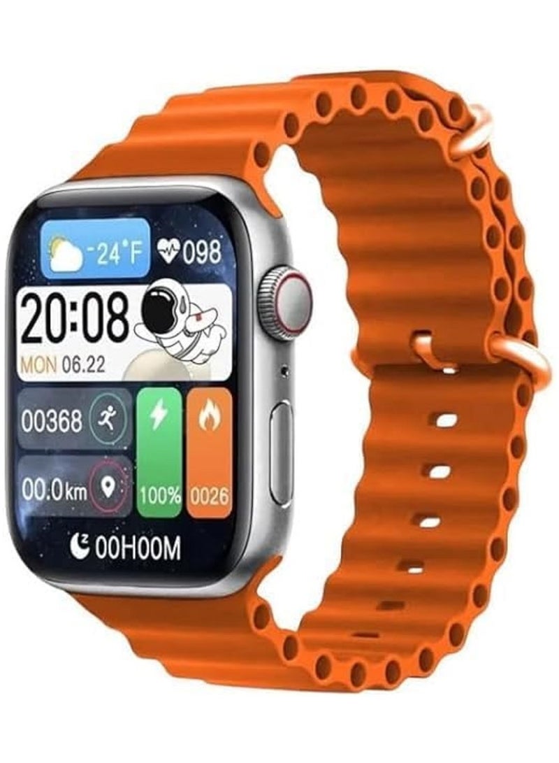 W&O X9 Pro 2 (Super AMOLED) Screen Smart Watch (45mm/2.02inch) Screen | Space Aluminum Case - Image 1