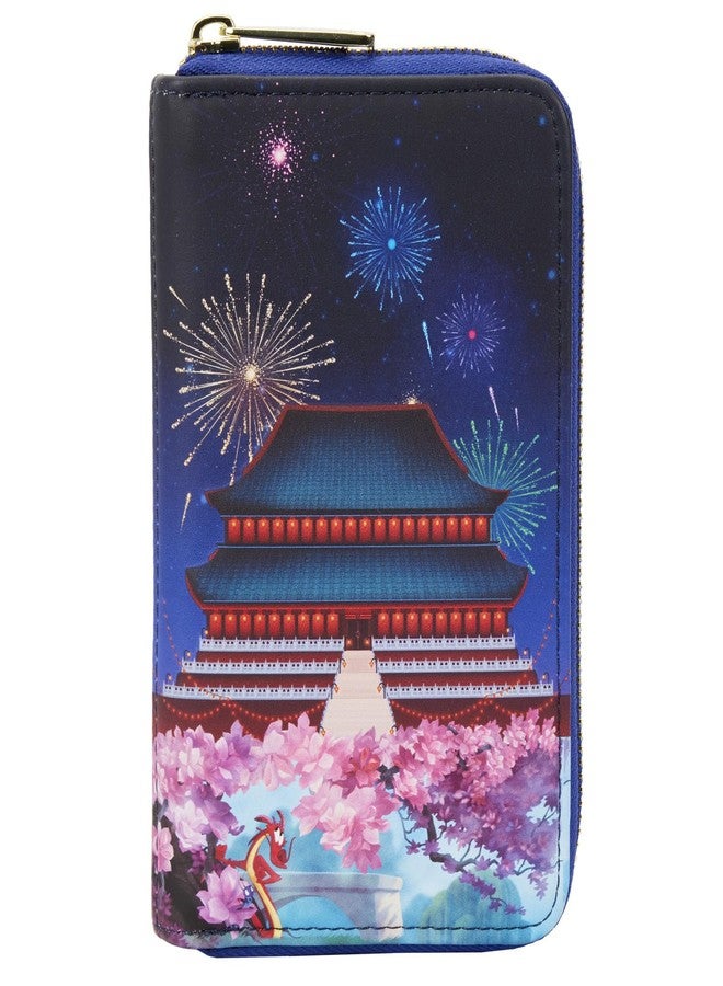 Loungefly DISNEY MULAN CASTLE ZIP AROUND WALLET - Image 1
