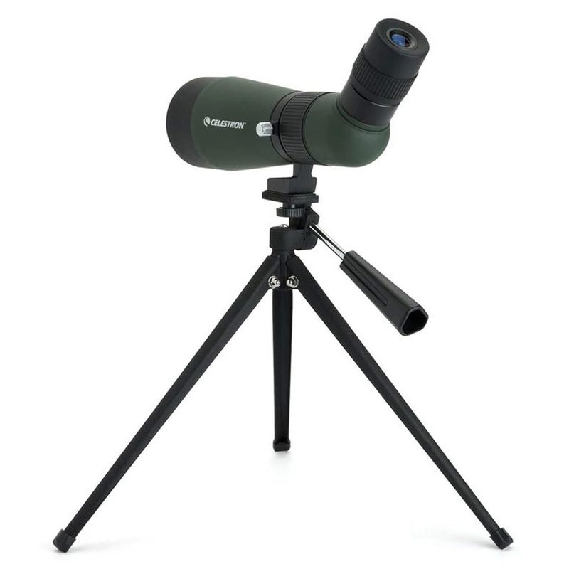 Celestron Land Scout 12-36 X 60mm Spotting Scope with Table-Top Tripod and Smartphone Adapter (Green) - Image 3
