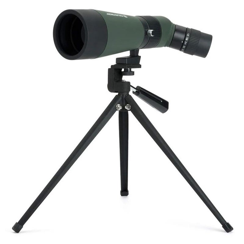 Celestron Land Scout 12-36 X 60mm Spotting Scope with Table-Top Tripod and Smartphone Adapter (Green) - Image 5