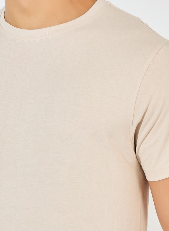 ستايلي تيشيرت جيرسيه بقصة عادية واكمام قصيرة - Image 3