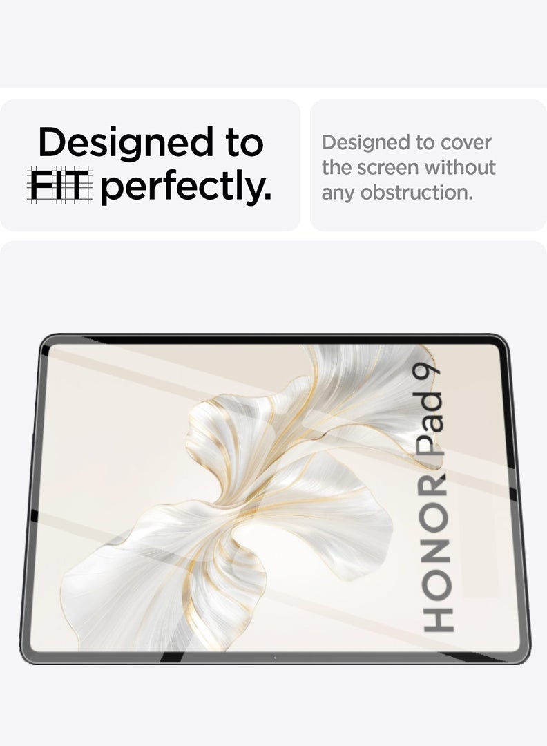 Theodor 2 Pack Screen Protector for Honor Pad 9 12.1 Inch 2023, 9H Hardness Tempered Glass, Bubble Free Easy Installation, Full Coverage And Anti Scratch Case Friendly- Clear - Image 5