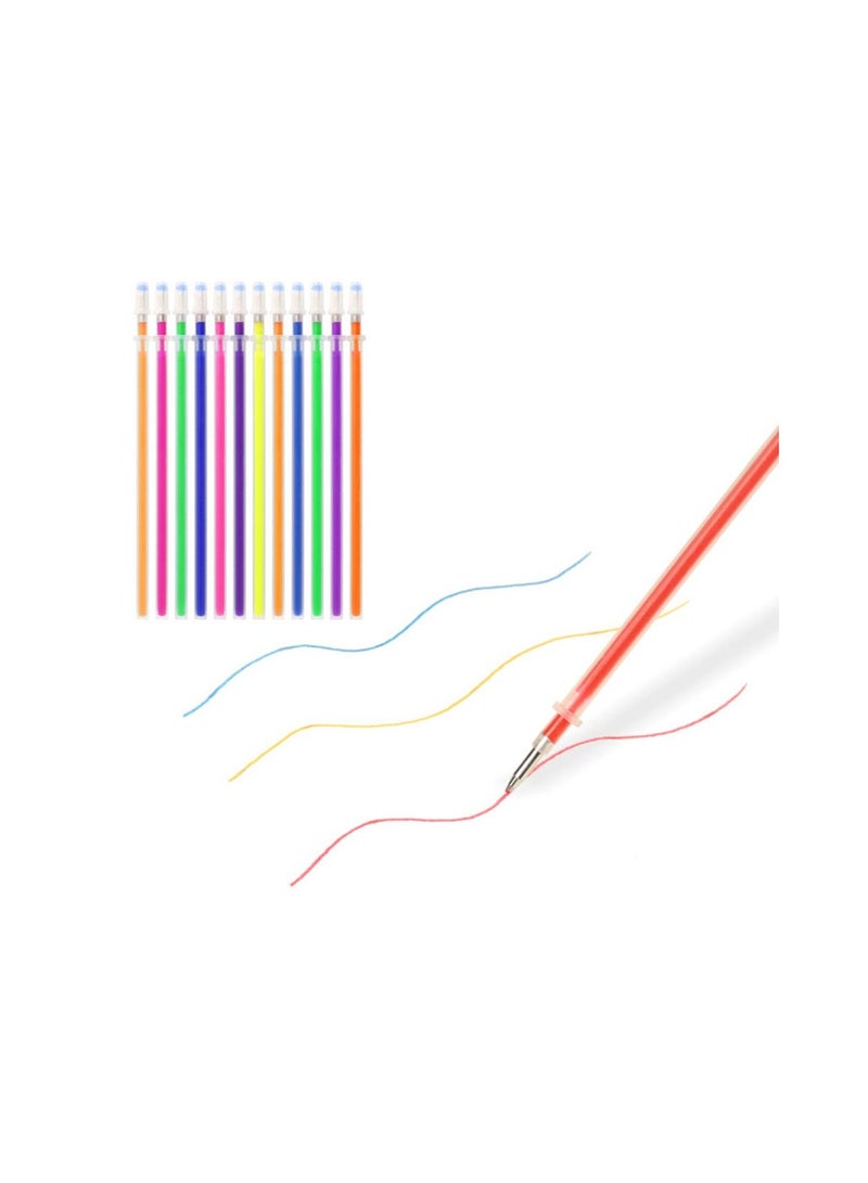 48 pcs/set Flash Ballpoint Gel Pen Highlighters Refill Color Full Shinning Refills For Adults Coloring Books Painting - Image 3