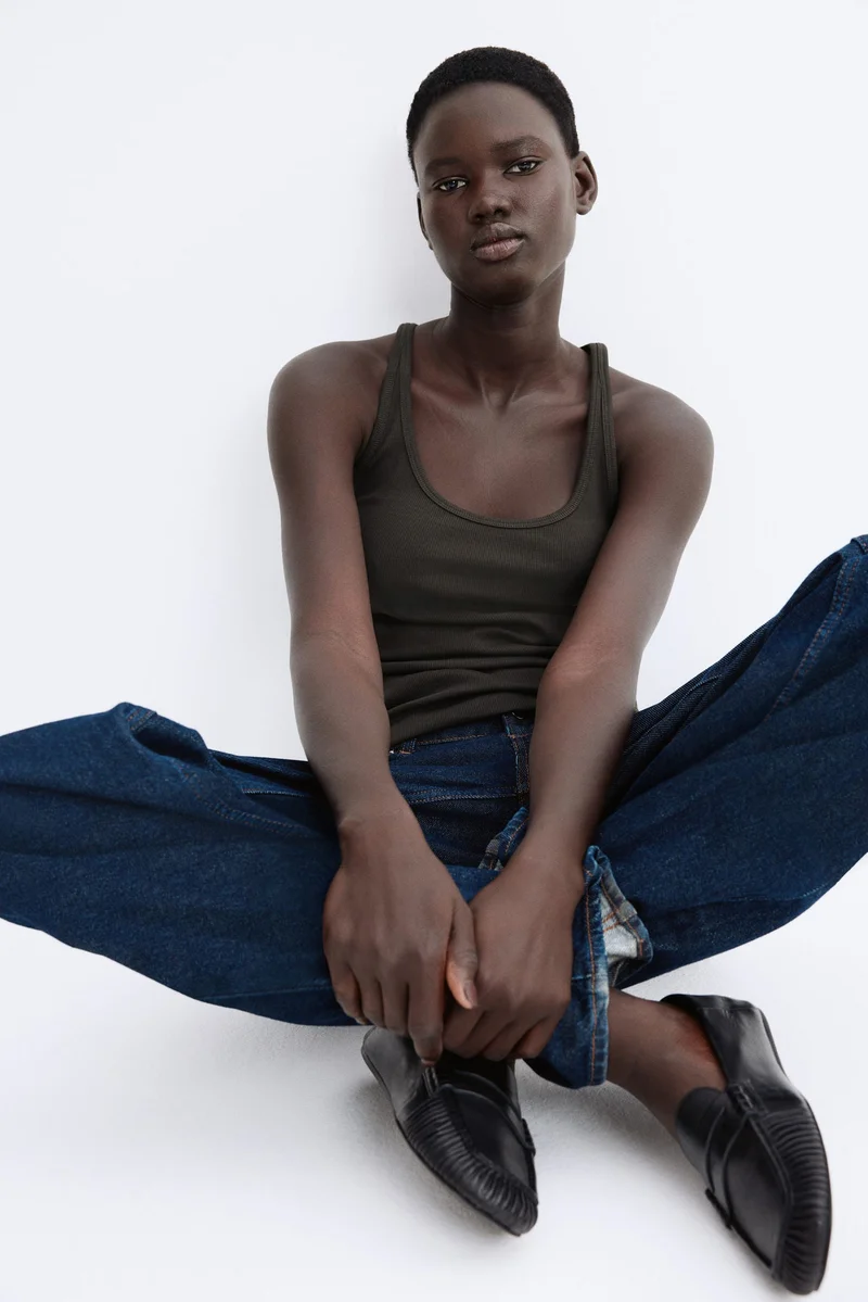 H&M Rib-knit vest top