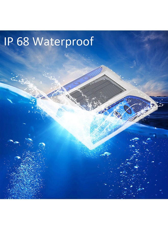 نيبمينينت مصباح طريق يعمل بالطاقة الشمسية ويتكون من 6 لمبات LED أزرق  - Image 3