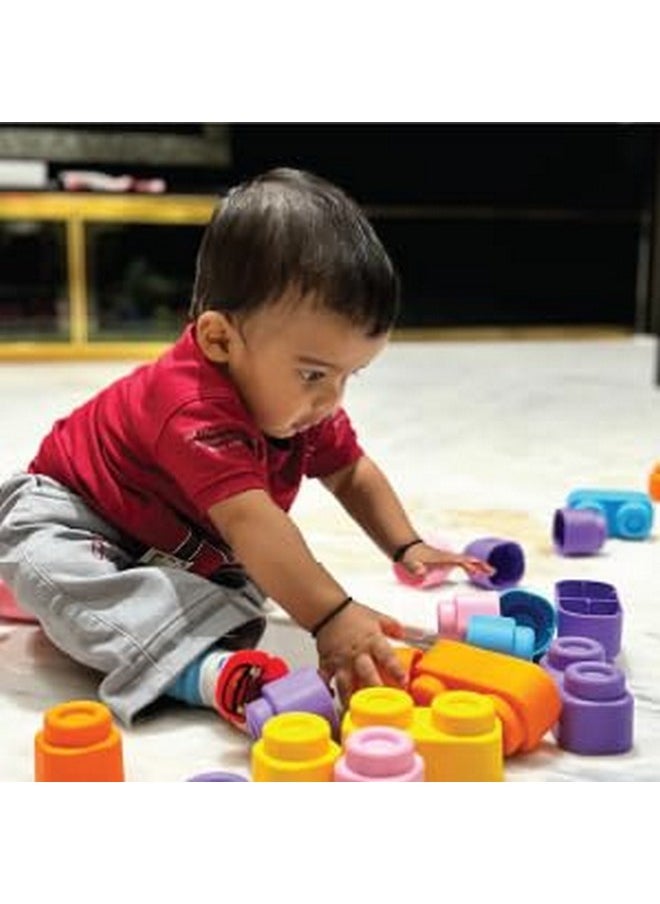 ZEPHYR Zephyr Learning Steps - Infant Blocks - Set - 4, Early Development, Block Sets, Colors and Counting, Premium Blocks, Stack Toy  - Image 5