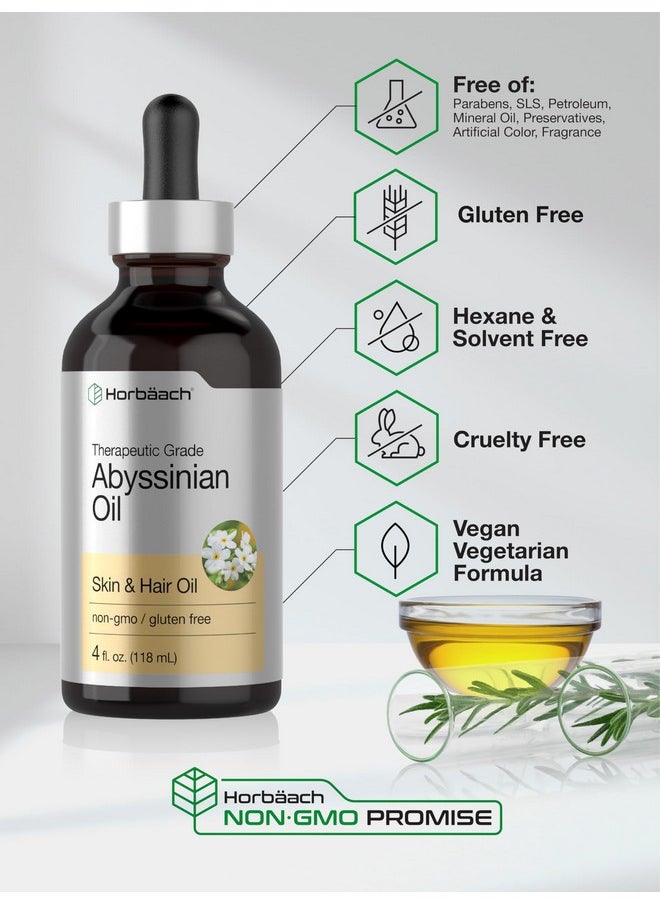 Horbäach Horbäach Abyssinian Oil | 4 fl oz | Hair and Skin Oil | Paraben, SLS and Fragrance Free | from Crambe Abyssinica Seed  - Image 5