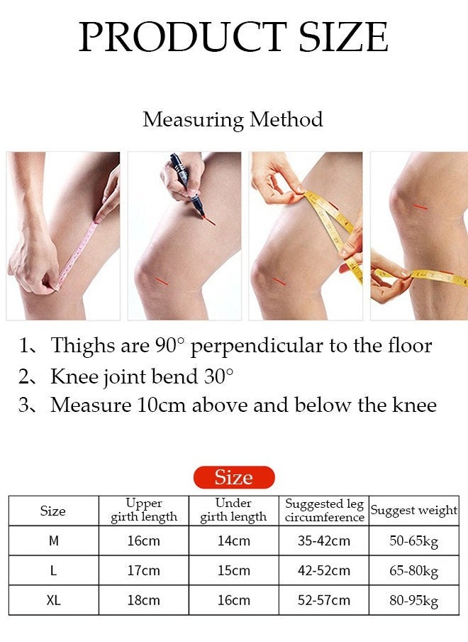 2PCS Self-Heating Knee Pads for Men and Women Mugwort Acupressure Shaping Knee Sleeves Wormwood Self-Heating Knee Pads for Cold Legs Knee Pain Arthritis Pain Relief - Image 4