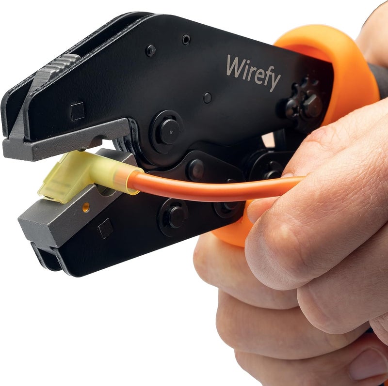 Wirefy ICD-A6 Crimping Die for Insulated Flag Connectors 12-10 AWG – Interchangeable Quick-Change Die for Crimping Tools – Precision Crimp for Electrical Terminals - Image 3