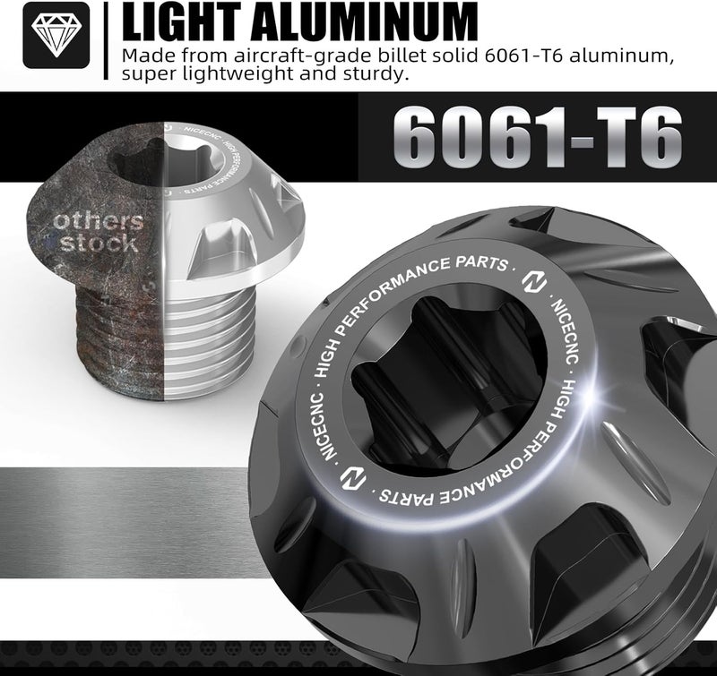 NICECNC Black Front Wheel Axle Lock Nut Bolt Accessories for Segway X160 X260 and Surron Light Bee X/S/L1E - Image 4