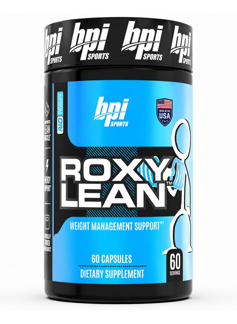 BPI Sports RoxyLean Advanced Fat Burner 60 Capsules – Appetite Control, Energy & Mental Focus Support for Men & Women - Image 1
