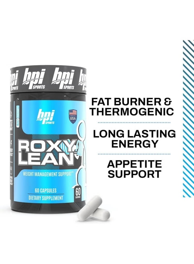 BPI Sports RoxyLean Advanced Fat Burner 60 Capsules – Appetite Control, Energy & Mental Focus Support for Men & Women - Image 5