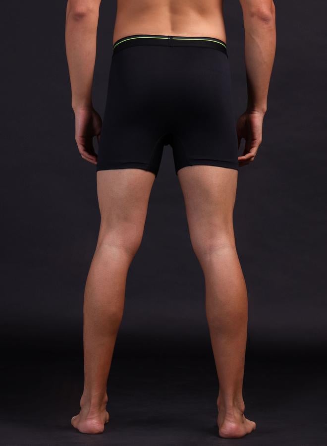 تكنوسبورت سراويل داخلية سوداء صلبة قابلة للتمدد بأربعة اتجاهات - Image 4