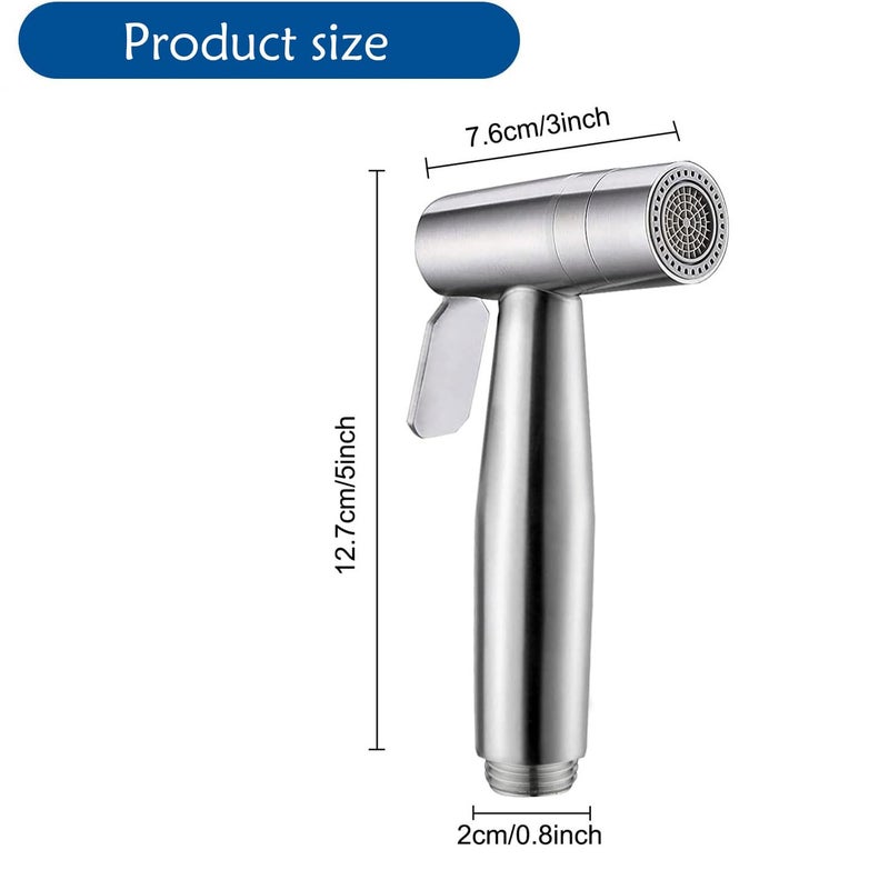 JIELUO Handheld Bidet Sprayer for Toilet Dual Mode Spray Head JetSoft Baby Cloth Diaper Sprayers Bide t for Toilet Stainless Steel Bathroom Hand Held Bide t Sprayer Head Only - Image 3