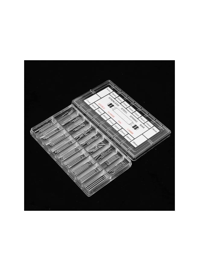 Watch Band Spring Bars, Spring Bars Link Pins Spring bar, Link Pins Alloy Heavy Duty Watch Band Pins for Traditional and Smart Watches