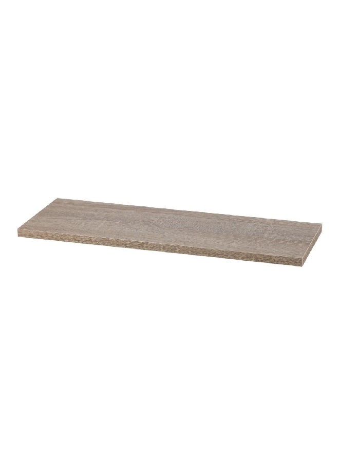 Micasa - Modern Designed Rectangular Wall Mounted Wooden Floating Shelf Oak 1.8 x 120 x 20 cm 15471 - Image 1