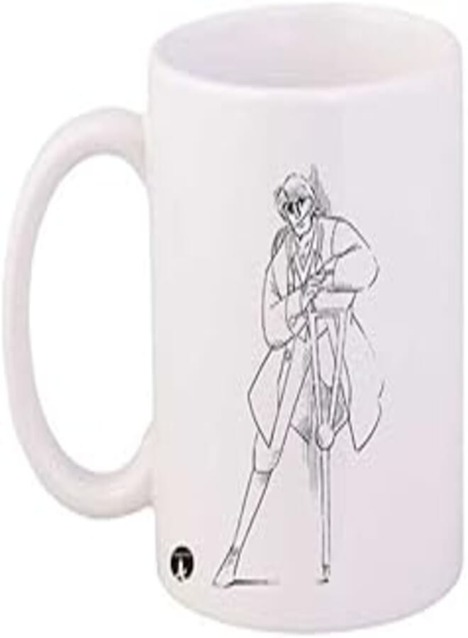 RYN PRINTED Design Anime Jazeerat Al Kanz Mug White Black Standard Size
