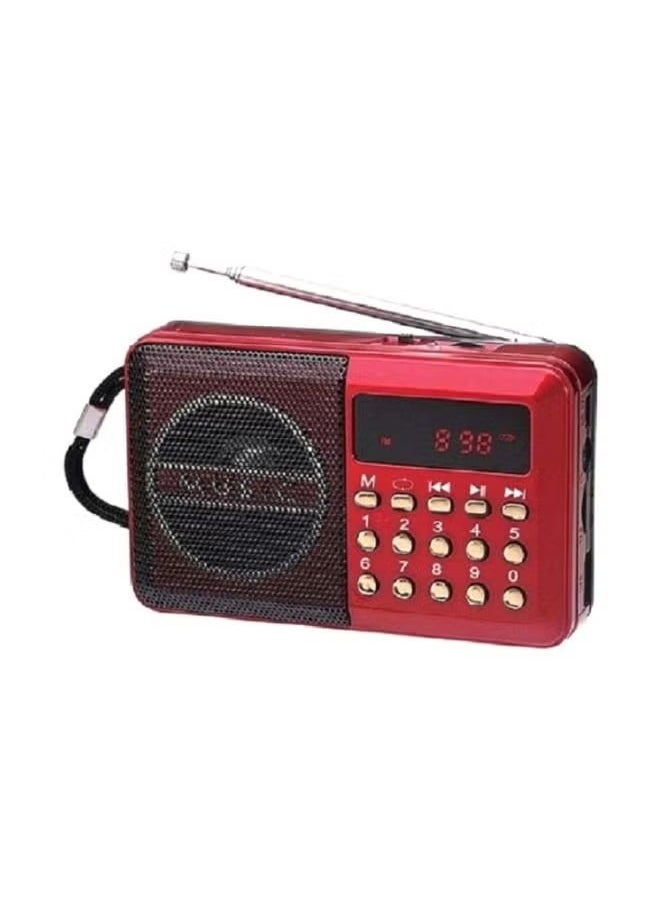 Joc - Powerful Stereo Sound FM Radio YG - 011U Red/Black - Image 1