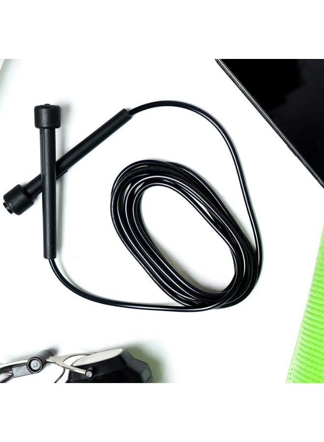 SportQ Lightweight Jump Rope for Fitness and Exercise - Adjustable Jump Ropes with Plastic Handles - Tangle Free for CrossFit, Gym, Cardio and Endurance Workout