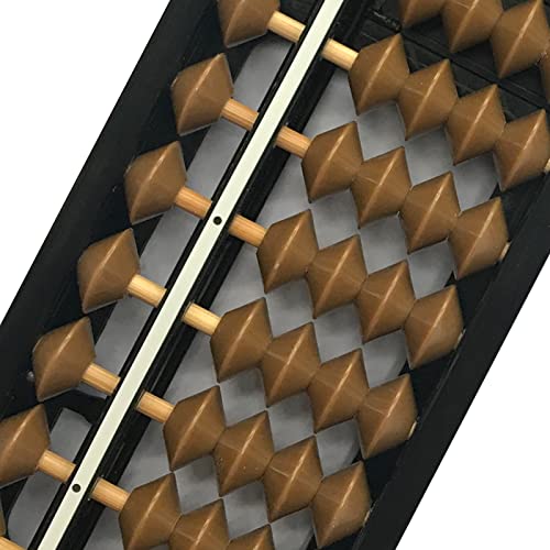 Vaupan Digit Standard Abacus Soroban Professional 17 Column (10.2 inch) Math Abacus, Math Calculating Tool with Reset Button for Adults (Cofei) - Image 3