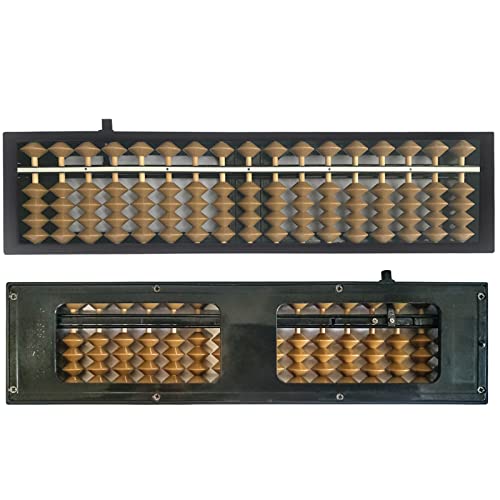 Vaupan Digit Standard Abacus Soroban Professional 17 Column (10.2 inch) Math Abacus, Math Calculating Tool with Reset Button for Adults (Cofei) - Image 5