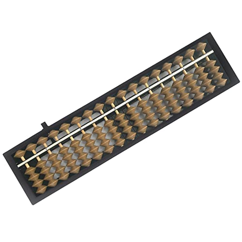 Vaupan Digit Standard Abacus Soroban Professional 17 Column (10.2 inch) Math Abacus, Math Calculating Tool with Reset Button for Adults (Cofei) - Image 1
