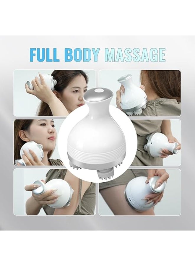 Electric Scalp Massager – Cordless Portable Head Massager – Hair Growth & Stress Relief with 4 Vibration Modes - Image 2