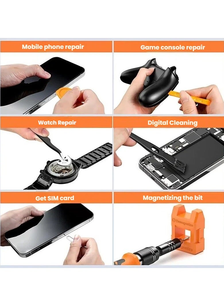 general Multi-functional 115-in-1 screwdriver set for home use computer and watch repair meeting various needs - Image 2