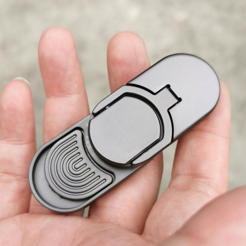 T-Conceal EDC Fidget Sliders Fidget Toys Stress Relief for Adults Magnetic Metal Target Push Slider Finger Push Spin Coins Decompression Toys EDC Haptic Slider - Image 4