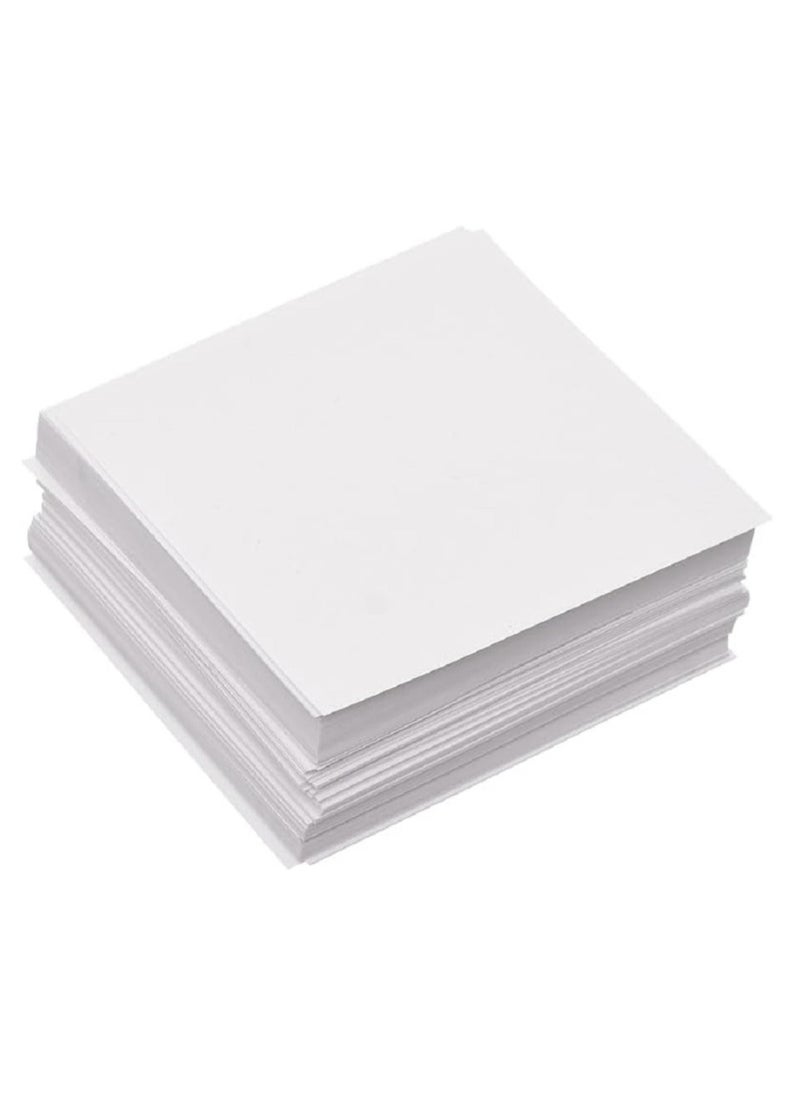 Generic Memo pads white 9cm x 9cm of 500 Paper 80 gm, Suitable For Office, School And Home  - Image 1