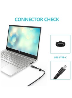 Generic LOPINJIWAY 110W 5A 20V USB-C AC Charger TPN-DA24 for HP Spectre X360 EliteBook x360 HP Chromebook 14 14A G5 11 11A G6 EE G7 G8 X360 Laptop Power Supply Adapter Cord  - Image 2