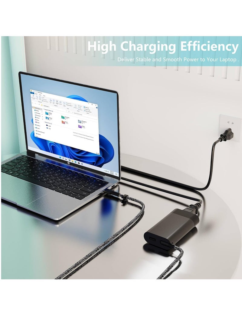 شاحن تيار متردد 110 واط 5 امبير 20 فولت USB-C TPN-DA24 من لوبينجيواي لاجهزة اتش بي سبكتر X360 اليت بوك x360 اتش بي كروم بوك 14 14A G5 11 11A G6 EE G7 G8 X360 سلك محول امدادات الطاقة للابتوب - Image 4