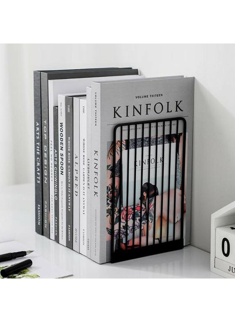 3Art Metal Decorative Metal Book Holder - Shelf Organizer  - Image 1