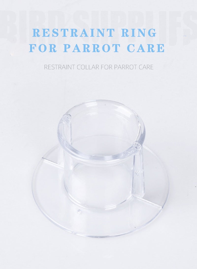 SYOSI Bird Collar Pet Parrot Anti-bite Collar, Anti-Grab Feather Lick Wound Healing Safety Practical Neck Cover for Macaw African Budgies Parakeet Cockatiel - Image 1