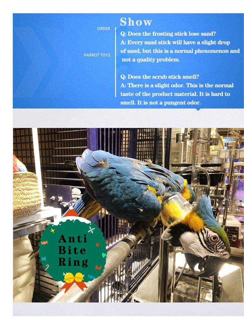 SYOSI Bird Collar Pet Parrot Anti-bite Collar, Anti-Grab Feather Lick Wound Healing Safety Practical Neck Cover for Macaw African Budgies Parakeet Cockatiel - Image 4