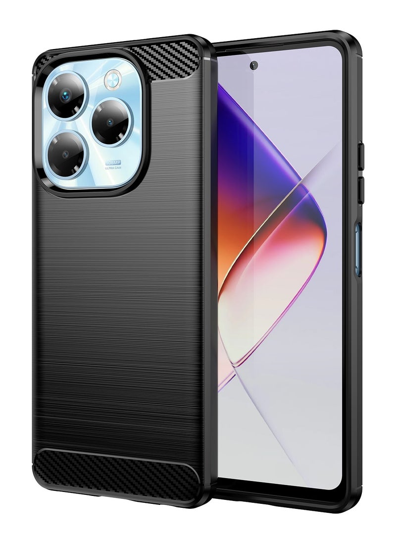 Fankalo - [1+2 Sets] For Infinix Note 40X 5G Case & Screen Protector Soft TPU Brushed Texture Anti-Slip Cover - Image 1