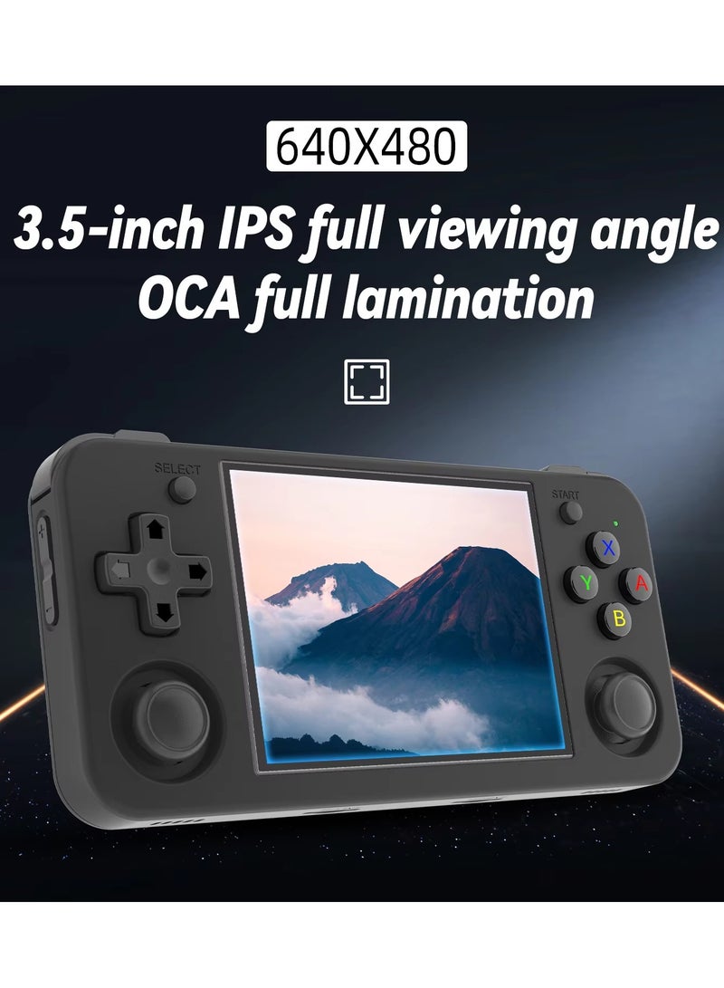 ANBERNIC  RG35XX H Retro Handheld Game Console, Linux System 3.5 inch IPS Screen, 64G TF Card Built-in 3300 mAh Battery Lasts up to 8 Hours Compatible with 5G WiFi and Bluetooth, Portable Gaming Console - Image 4