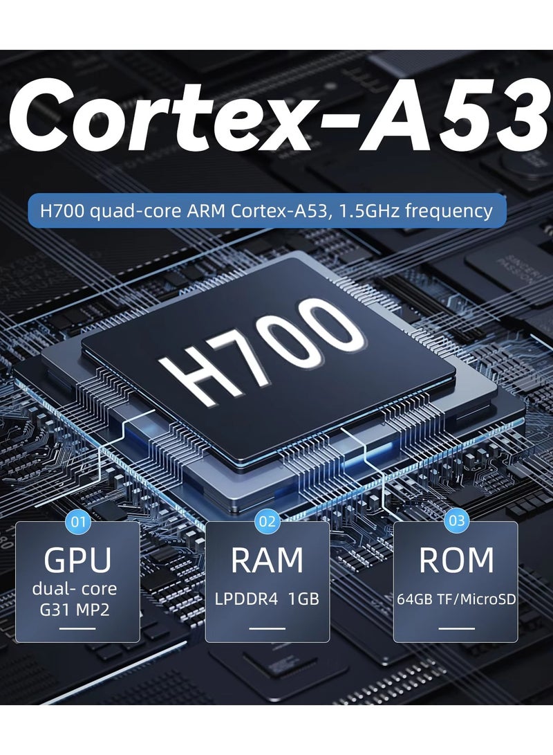 ANBERNIC  RG35XX H Retro Handheld Game Console, Linux System 3.5 inch IPS Screen, 64G TF Card Built-in 3300 mAh Battery Lasts up to 8 Hours Compatible with 5G WiFi and Bluetooth, Portable Gaming Console - Image 5