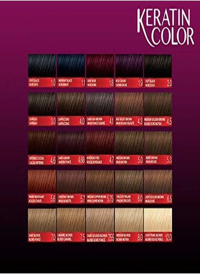 Schwarzkopf - Keratin Color Permanent Hair Color Cream, 1.1 Midnight Black (Packaging May Vary), Pack Of 1 - Image 1