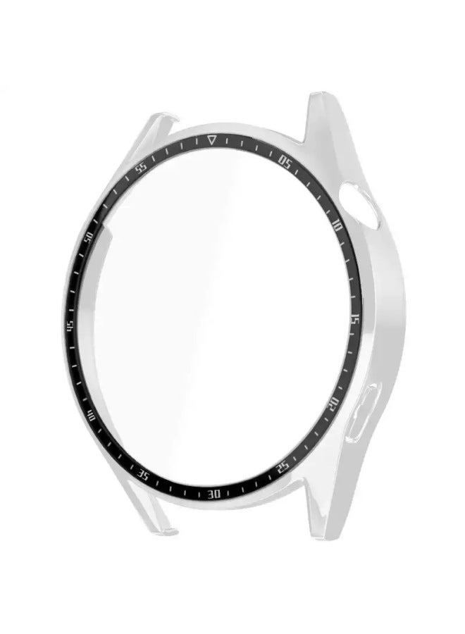 Neutral Huawei Watch Case Suitable For Gt2 46mm Protective Case Pc + Tempered Film Anti-fall Electroplating Shell And Film Integrated Protective Case - Image 1