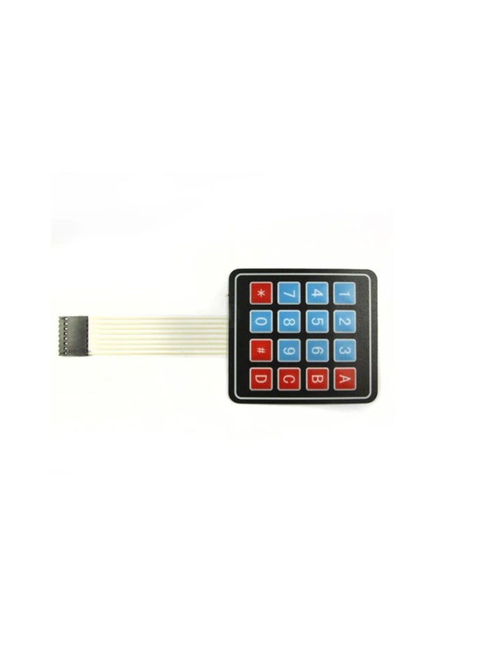 ماركة غير محددة - لوحة مفاتيح غشائية 4x4 بمصفوفة 16 مفتاح للأردوينو وAVR وRaspberry Pi - Image 1