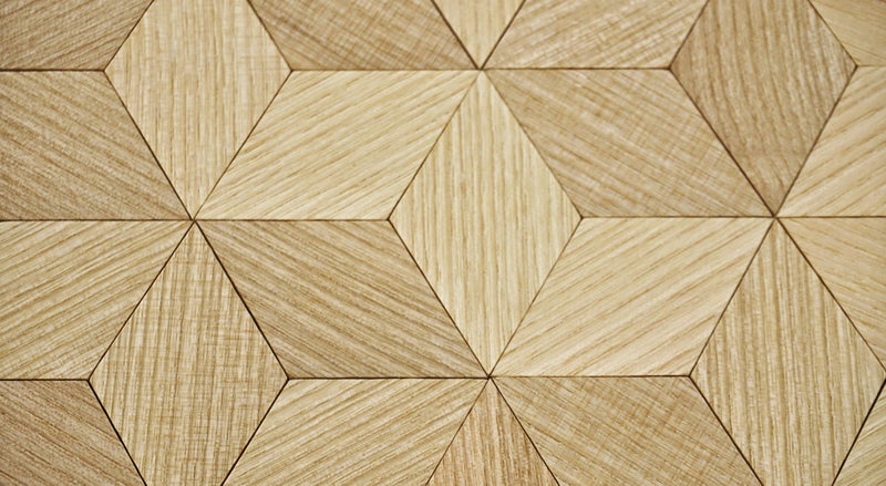 AVK Mosaic 2.3"x1.34" Wood Diamond Shape Unfinished Wood Mosaic Tile - 30 pcs - Image 4