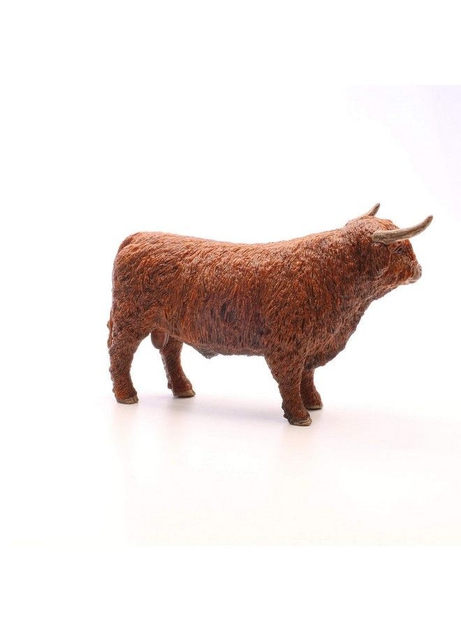 Schleich Farm World Realistic Farm Animal Toys For Boys And Girls Highland Bull Cow Toy Figurine Ages 3+  - Image 4