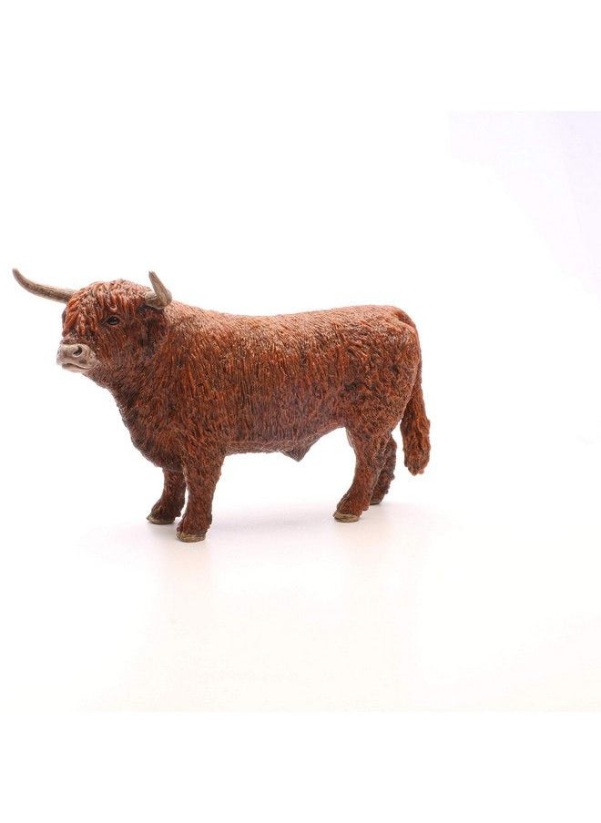 Schleich Farm World Realistic Farm Animal Toys For Boys And Girls Highland Bull Cow Toy Figurine Ages 3+  - Image 5