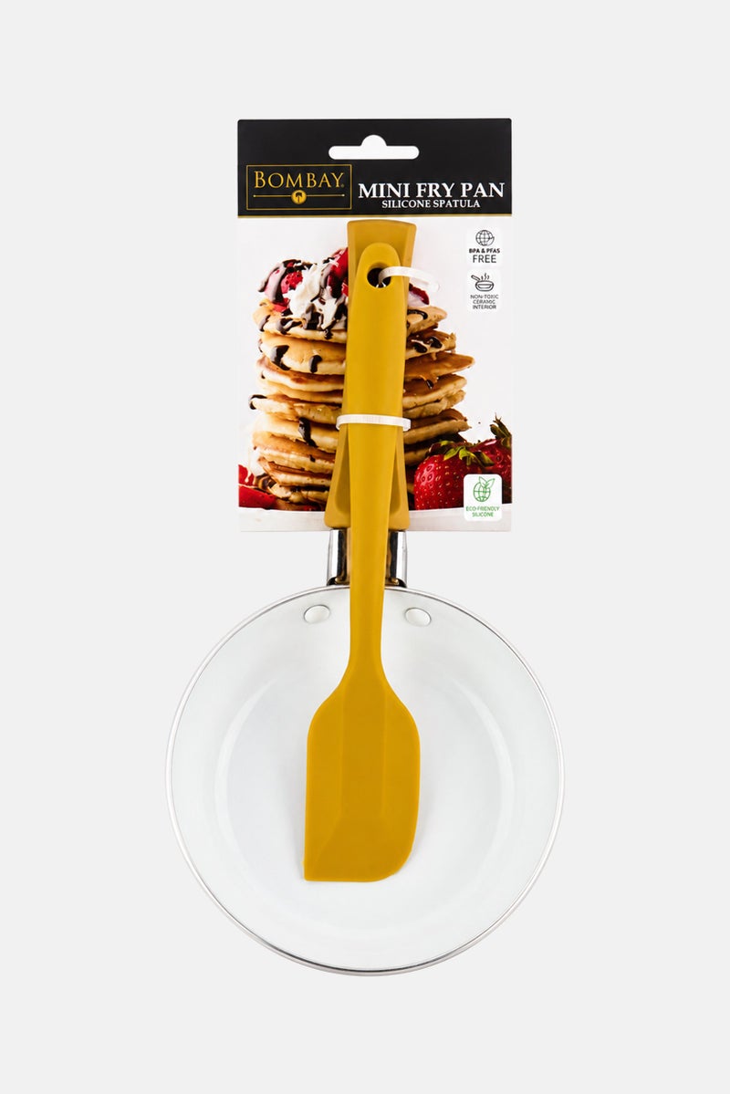 Bombay Non-Stick Ceramic Coated Mini Fry Pan With Silicone Spatula, Multicolor - Image 1